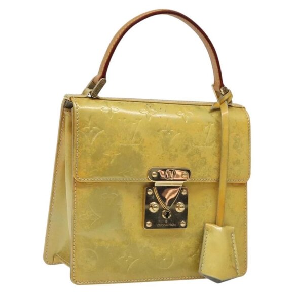 LOUIS VUITTON Monogram Vernis Spring Street Hand Bag Gris